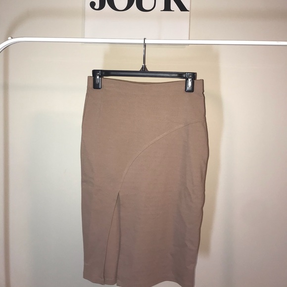 High Slit Midi Skirt - Picture 2 of 3